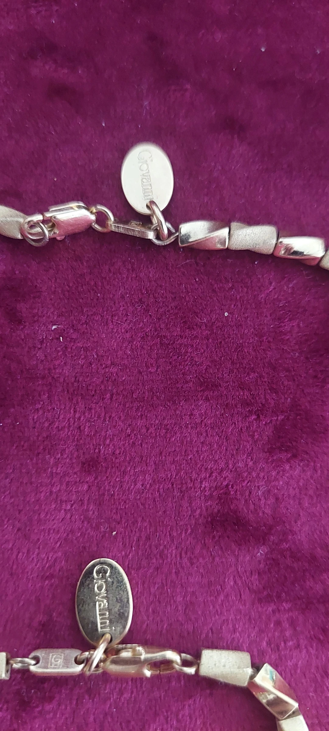 Conjunto Vintage Giovanni Dorado – Collar y Pulsera de Eslabones Retorcidos ✨ – photo 3